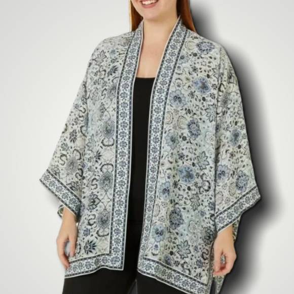 Max Studio Other - NWT Max Studio Patterned Light Kimono Cardigan